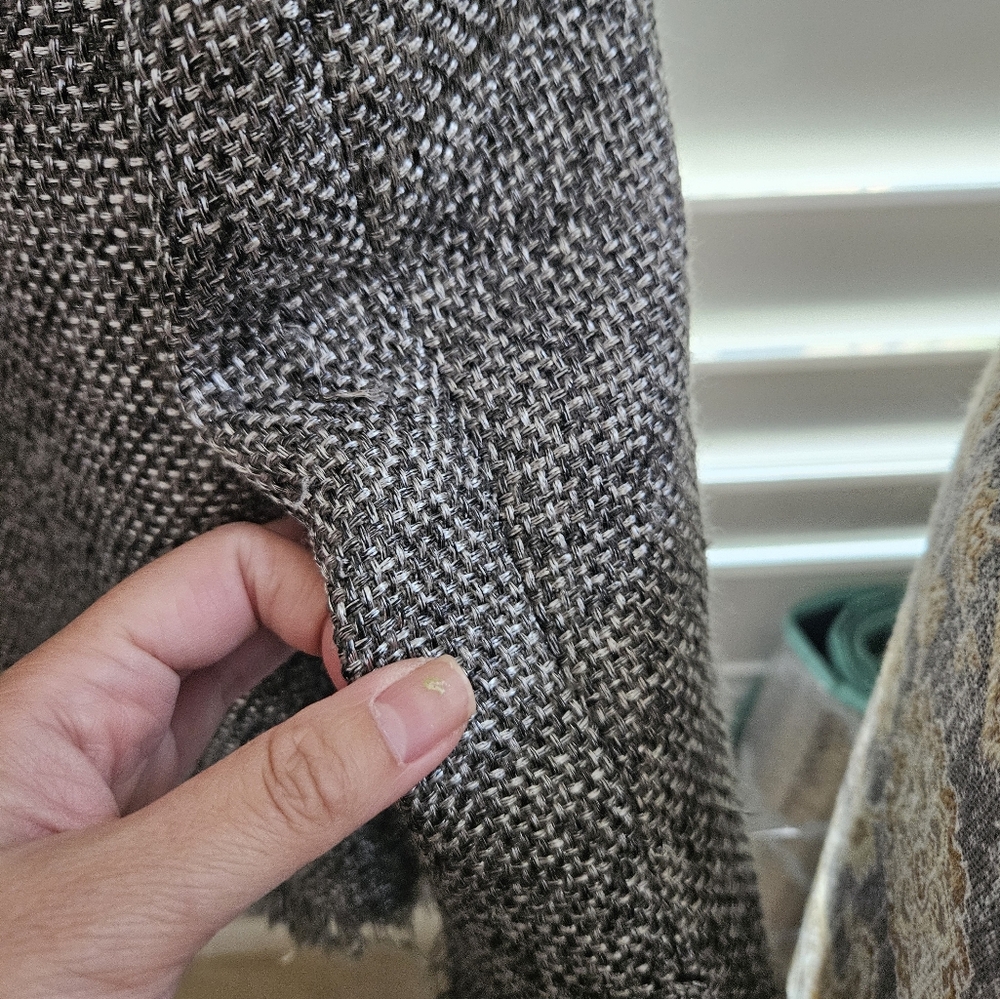 Bebe Women's Gray Tweed Jacket Size 10 - Picture 6 of 11
